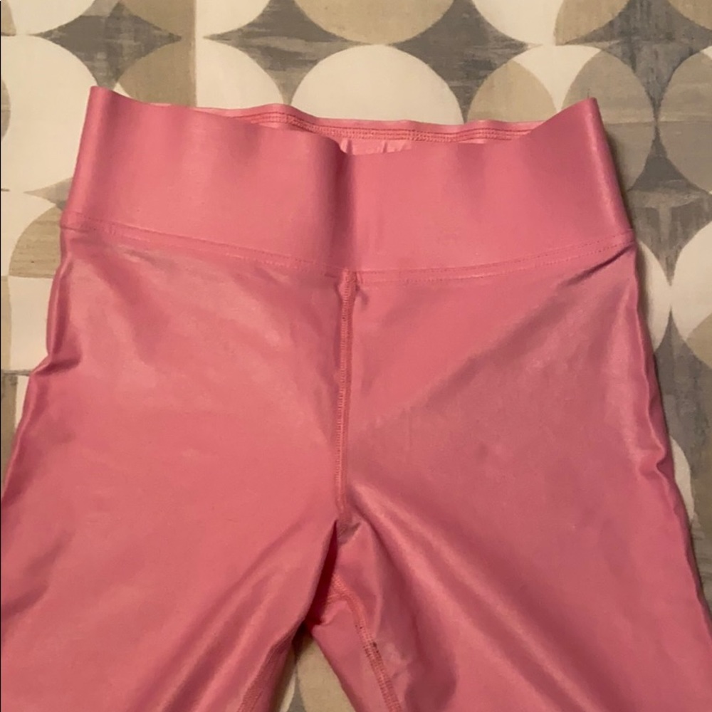 Pastel pink leggings